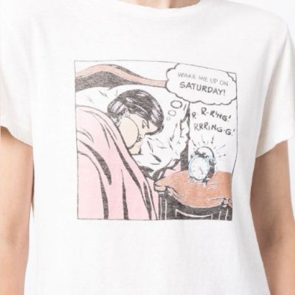 NWT Re/Done Wake Me Up Saturday tee - Picture 3 of 4